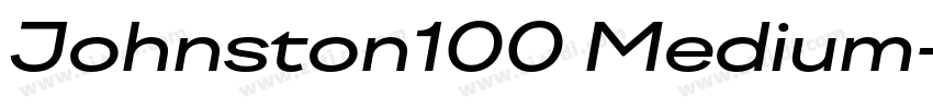 Johnston100 Medium字体转换